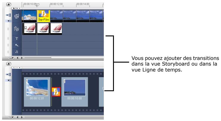 ULEAD VIDEOSTUDIO 11 - Ajouter des transitions - 1
