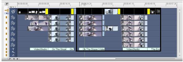 ULEAD VIDEOSTUDIO 11 - Pour insérer des clips en mode Edition avec effet de vague : - 2