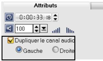 ULEAD VIDEOSTUDIO 11 - Dupliquer un canal audio - 1