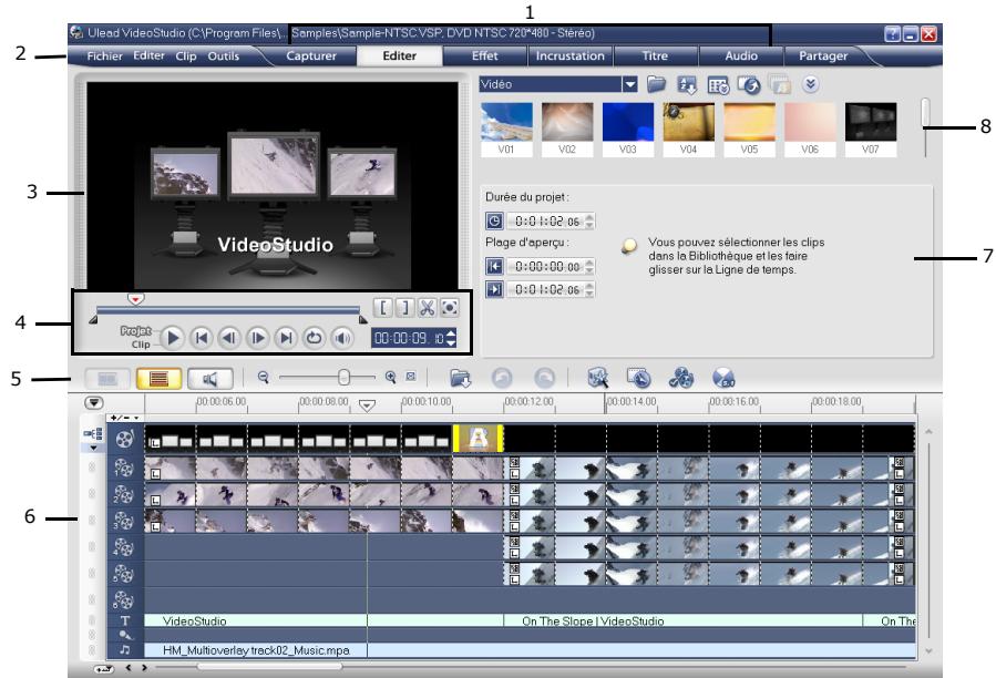 ULEAD VIDEOSTUDIO 11 - L'Interface utiliseur - 1