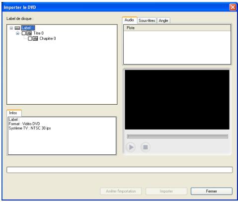 ULEAD VIDEOSTUDIO 11 - Pour importer d'un DVD/DVD-VR - 1