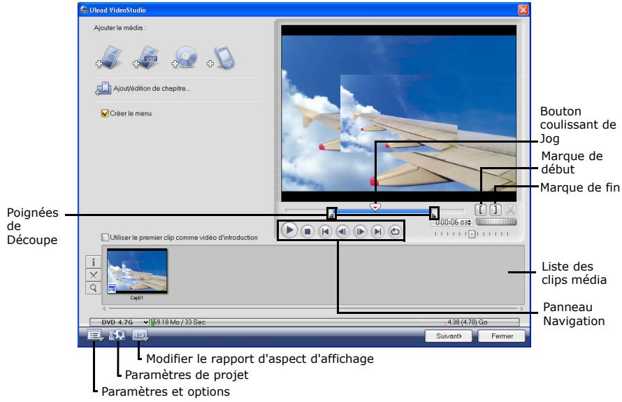 ULEAD VIDEOSTUDIO 11 - Graver un DVD, un VCD, un SVCD ou un HD DVD - 1