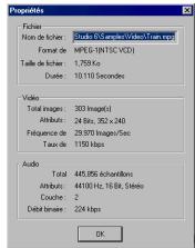 ULEAD VIDEOSTUDIO 6 - Volume du clip - 1