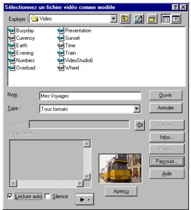 ULEAD VIDEOSTUDIO 6 - Selectionner un modele - 2