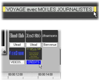 ULEAD VIDEOSTUDIO 6 - Pour creer des génériques etendus : - 1