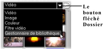 ULEAD VIDEOSTUDIO 6 - Pour utiliser le Gestionnaire de bibliothèque : - 1