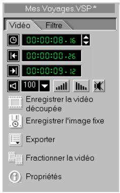 ULEAD VIDEOSTUDIO 6 - Le Panneau Options - 1