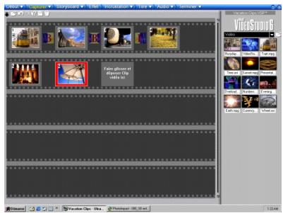 ULEAD VIDEOSTUDIO 6 - Un affichage plus grand du Storyboard - 2