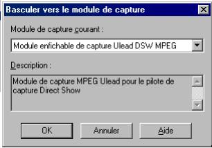 ULEAD VIDEOSTUDIO 6 - Pour capturer de la video au format MPEG : - 2