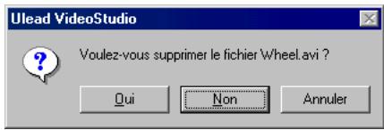 ULEAD VIDEOSTUDIO 6 - Pour supprimer des clips medias de la Bibliothèque : - 1