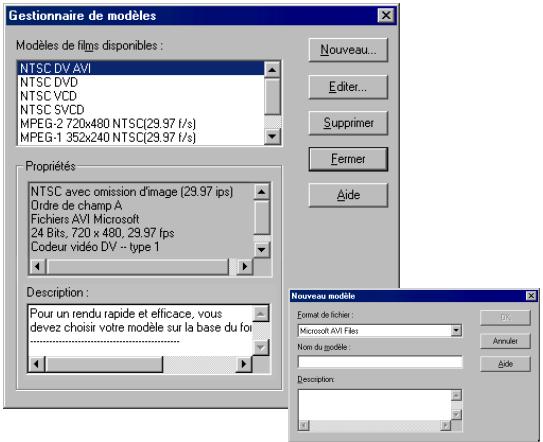 ULEAD VIDEOSTUDIO 6 - Pour creer un nouveau modele: - 2