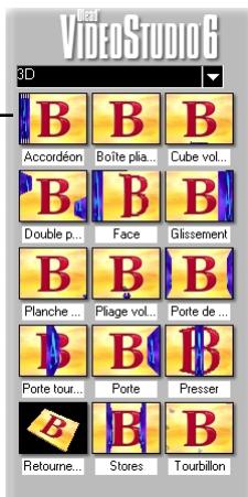 ULEAD VIDEOSTUDIO 6 - Pour ajouter une transition : - 2