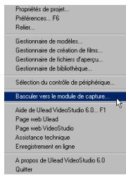 ULEAD VIDEOSTUDIO 6 - Pour capturer de la video au format MPEG : - 1