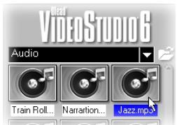 ULEAD VIDEOSTUDIO 6 - Pour découper un clip audio : - 1