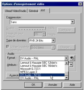 ULEAD VIDEOSTUDIO 6 - Options avances - 1