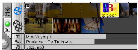 ULEAD VIDEOSTUDIO 6 - Pour ajouter une transition : - 4