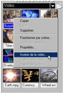 ULEAD VIDEOSTUDIO 6 - Pour ajouter des clips medias à la Bibliothèque : - 2