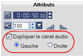 ULEAD VIDEOSTUDIO SE - Dupliquer un canal audio - 1