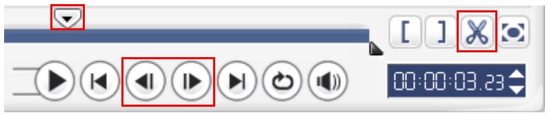 ULEAD VIDEOSTUDIO SE - Pour fractionner un clip en deux : - 1