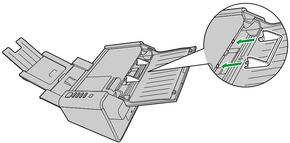PANASONIC 1015 - Installing the mixed batch card guide - 1