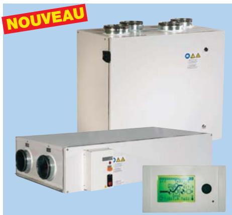 UNELVENT CENTRALE DOUBLE FLUX CAD HR MINI - 1