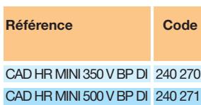 UNELVENT CENTRALE DOUBLE FLUX CAD HR MINI - Codification et prix - 10