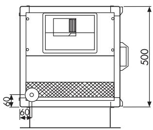 UNELVENT CENTRALE DOUBLE FLUX CAD HR MURAL - Dimensions (mm) - 11