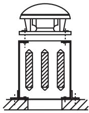 UNELVENT TOURELLE CENTRIFUGE MAXTEMP CTHB-T - Accessoires de montage - 3