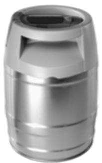 WUNDERBAR COOLER THERMO CO2 - Fût sous pression de 4 litres - 1