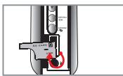 AIPTEK POCKET DV T100 - Introdução do cartão de memória SD/MMC (optional) - 1
