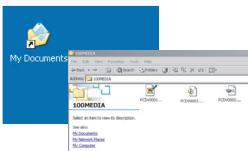 AIPTEK POCKET DV T200 - Double-cliquez sur le fichier souhaité, et le fichier est ouvert par le programme correspondant à ce type de fichiers. - 1