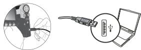 AIPTEK POCKET DV T200 - Usar el cable USB - 1