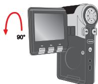 AIPTEK POCKET DV T200 - 旋转液晶面板。 - 1