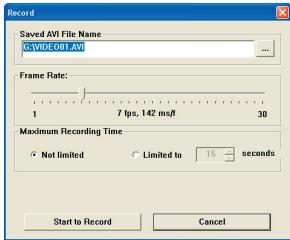 AIPTEK POCKET DV T200 - Registrar un filmato AVI - 1