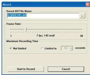 AIPTEK POCKET DV T300 LE - Recording an AVI movie - 1