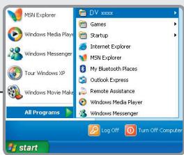 AIPTEK POCKET DV T300 LE - Lancez le programme DV xxxx. - 1