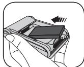 AIPTEK POCKET DV Z300 HD - Installing the battery - 2