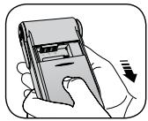 AIPTEK POCKET DV Z300 HD - Instalar la bateria - 1