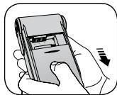 AIPTEK POCKET DV Z300 HD - De batterijplaatsen - 1