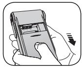 AIPTEK POCKET DV Z300 HD - Inserimento della batteria - 1