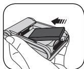 AIPTEK POCKET DV Z300 HD - - Installer la batterie - 2