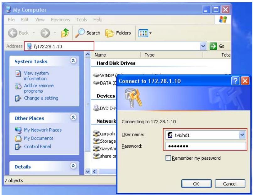 DVICO TVIX HD M-6500A - Utilisation en serveur SAMBA - 2