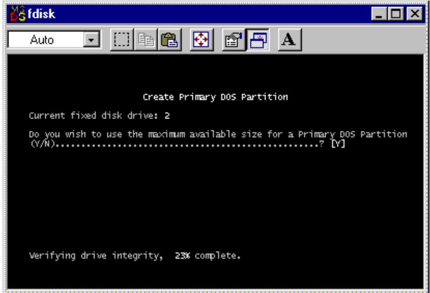 DVICO TVIX HD M-7000A - Faire une partition et formater le disque dur sous windows 98 se / me - 3