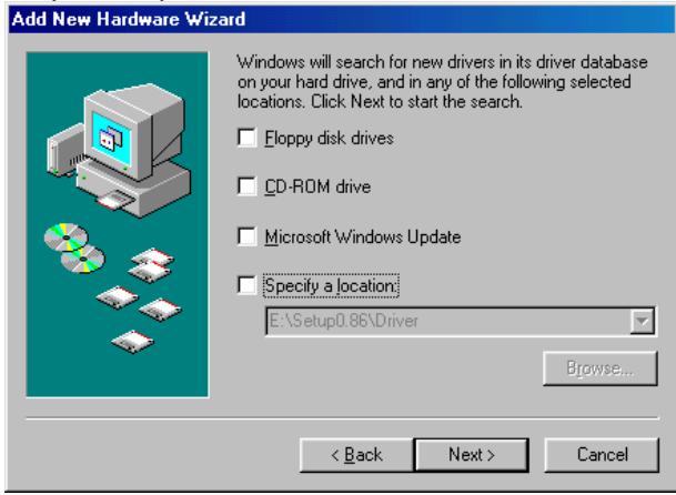DVICO TVIX HD M-7000A - Installation d'un gestionnaire windows 98SE - 5
