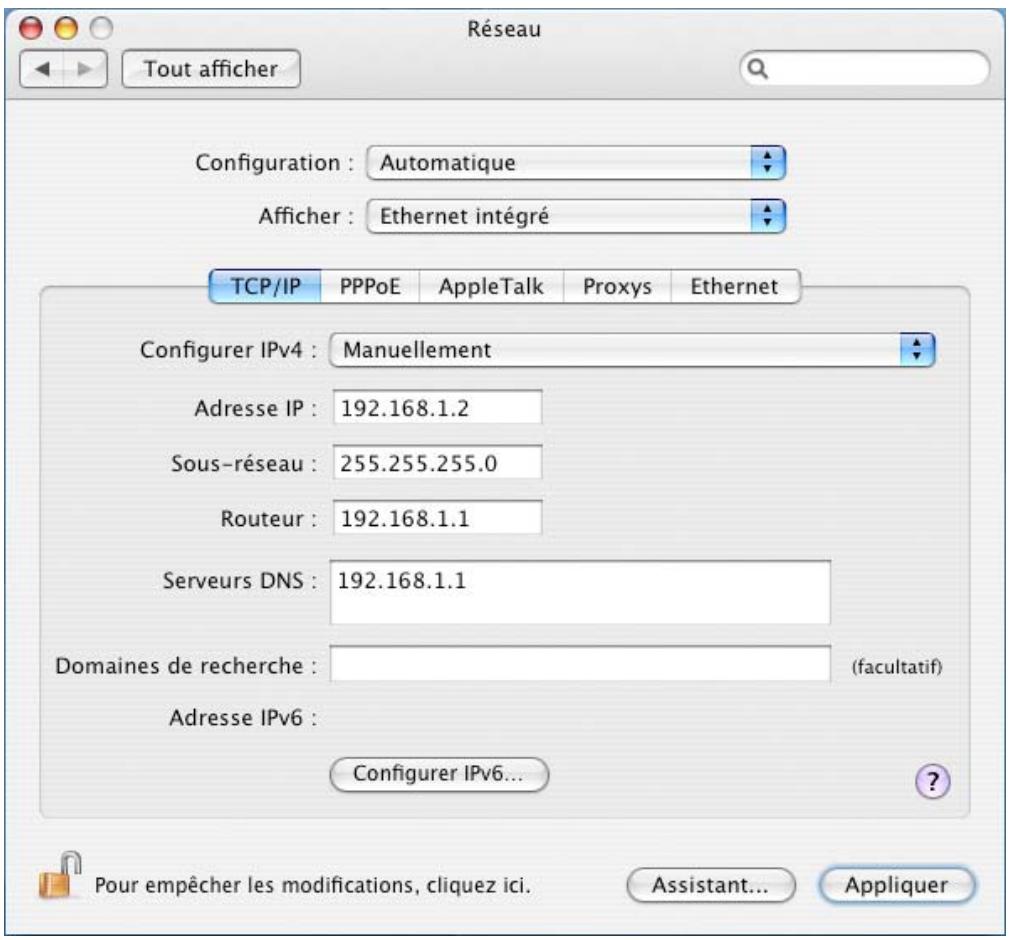BEWAN IMEDIA HD100 - Adresse IP fixe - 2