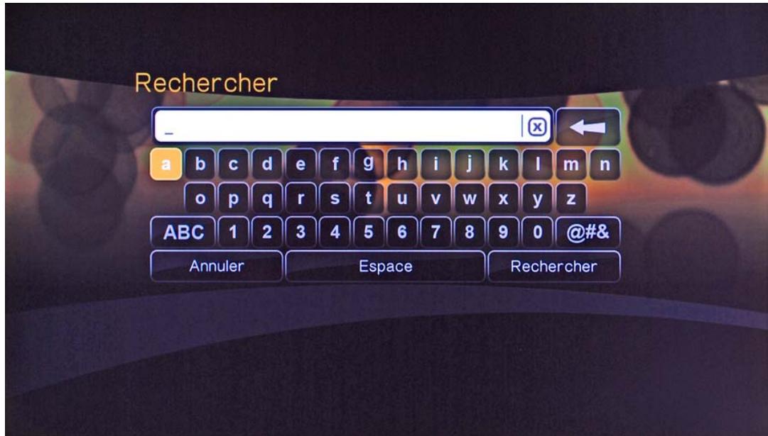 BEWAN IMEDIA HD100 - Recherche de fichiers - 2