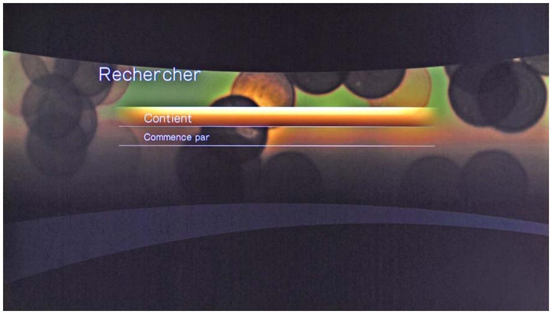 BEWAN IMEDIA HD100 - Recherche de fichiers - 1