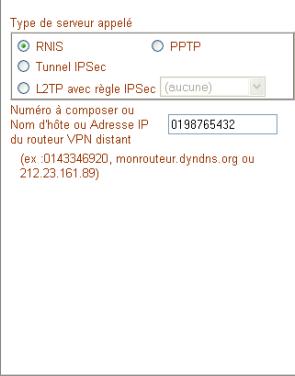 BEWAN VPN BOOSTER 32V - Paramètres d'apple sortant - 1