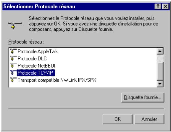 BEWAN VPN BOOSTER 32V - Installation du protocole TCP/IP - 1