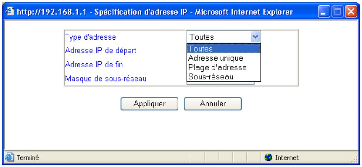 BEWAN VPN BOOSTER 32V - Paramétrage avec les réglages Avancés - 1
